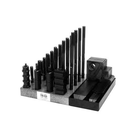 TE-CO Clamp Kit, 1-1/2"W Step Blk, 3/4"X1" 20219